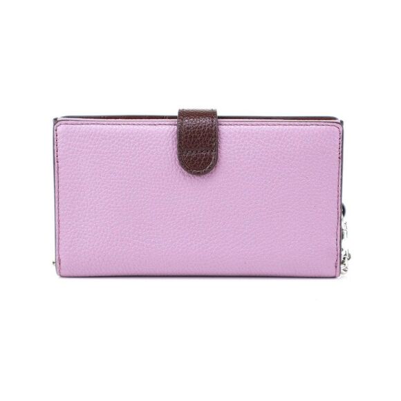 NWT Coach Leather Compact Wallet in Jasmine $195 - Picture 6 of 9